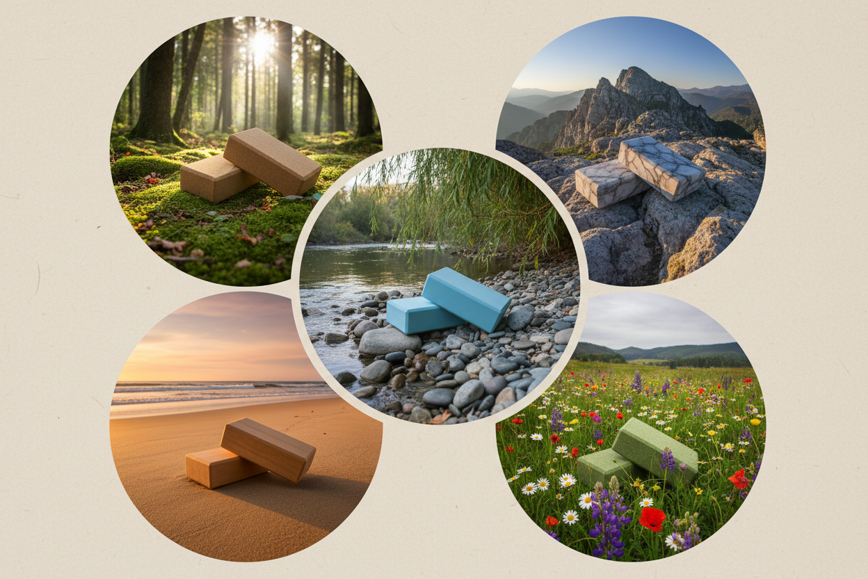 Blocks de yoga polyvalent